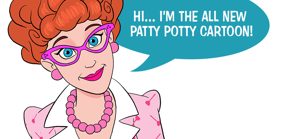 Hi I'm Patty Potty Cartoon