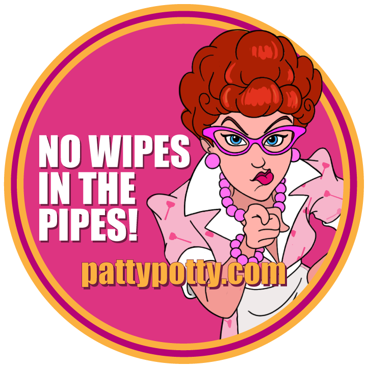 NO WIPES IN THE PIPES